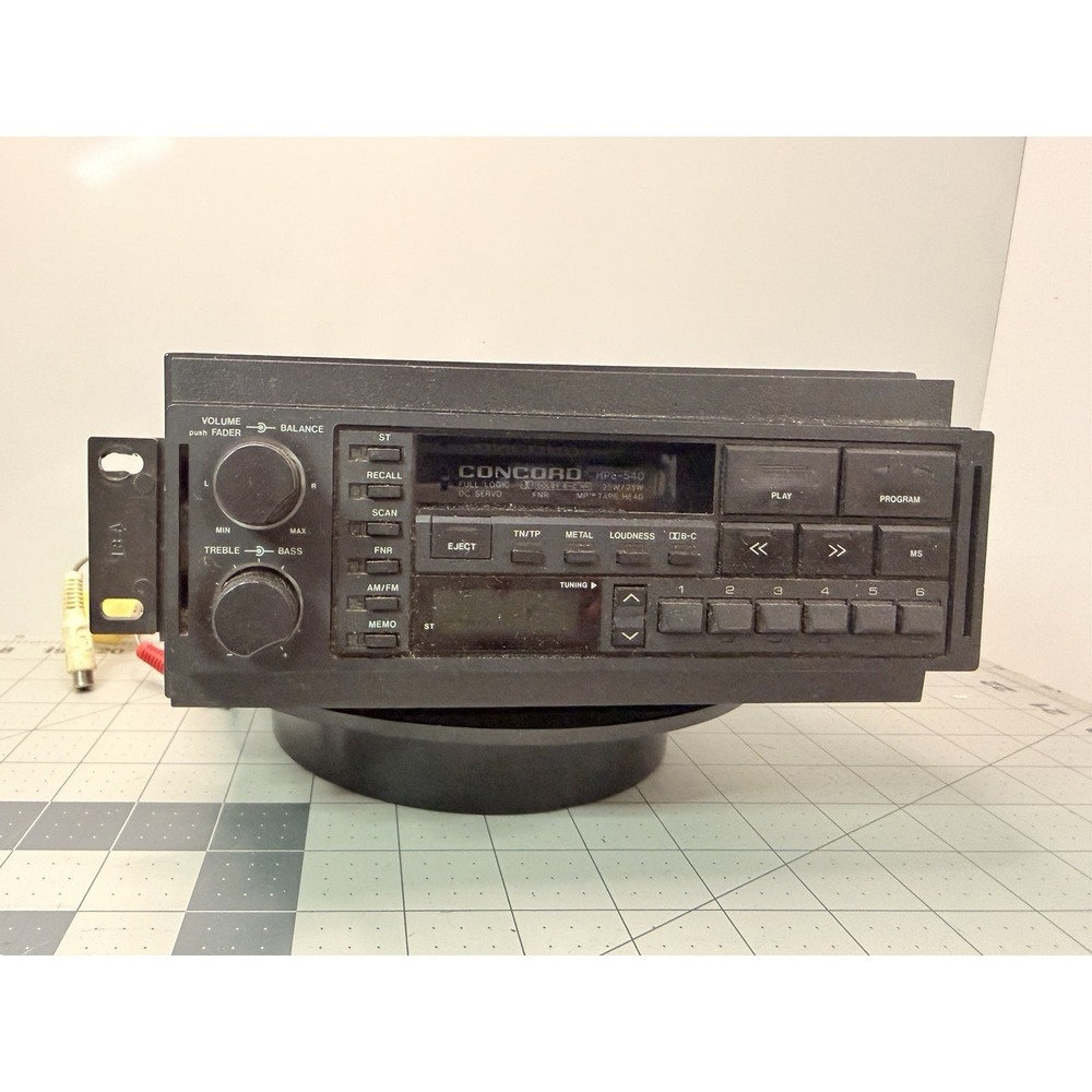 Vintage Concord HPL-540 Car Stereo Cassette Player Tape Deck Dolby B-C